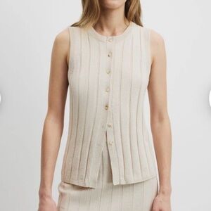 Country Road Cream Knit Top